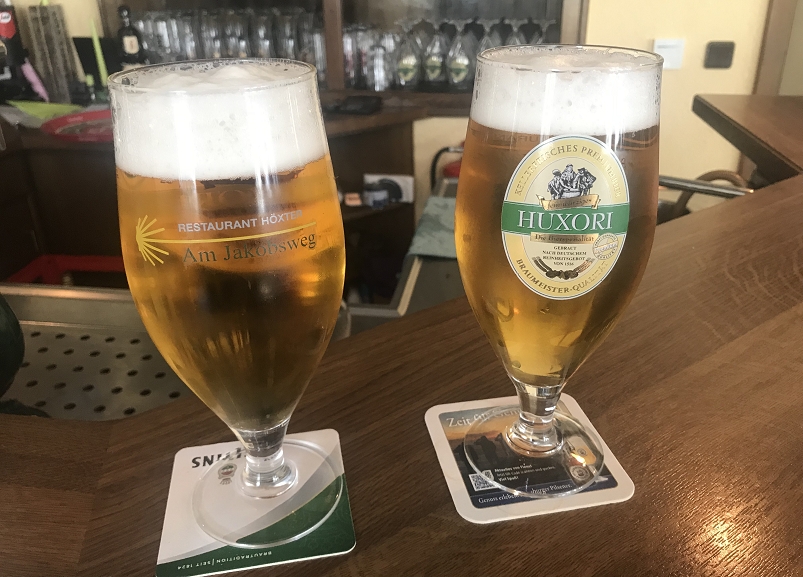 Hotel Hoexter Am Jakobsweg Huxori Pils vom Fass