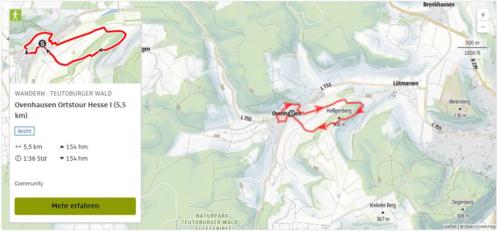 Ovenhausen Wanderweg I