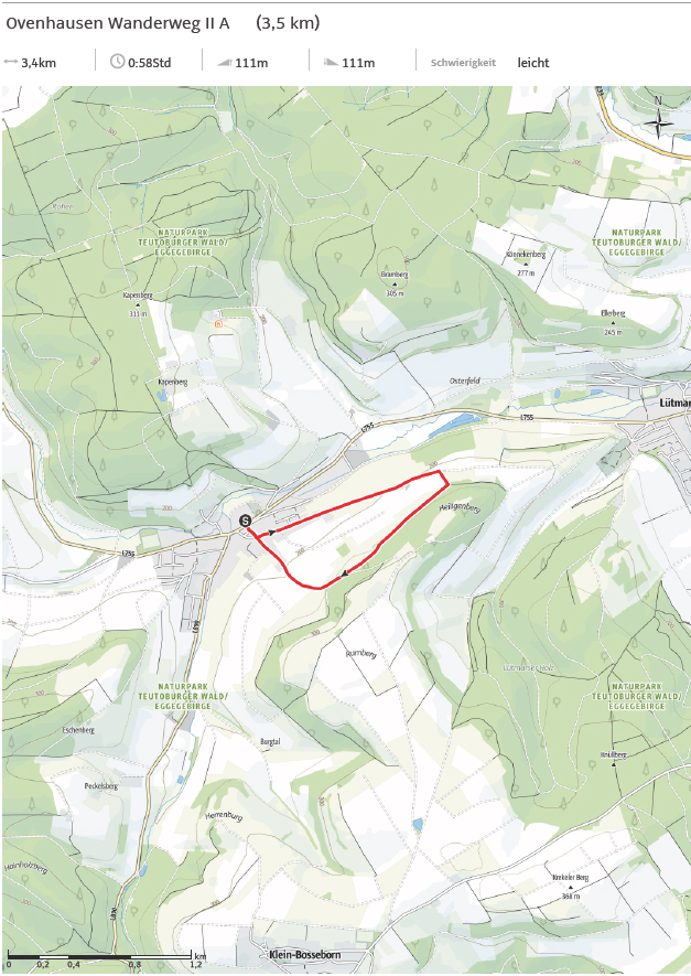 Ovenhausen Wanderweg II A