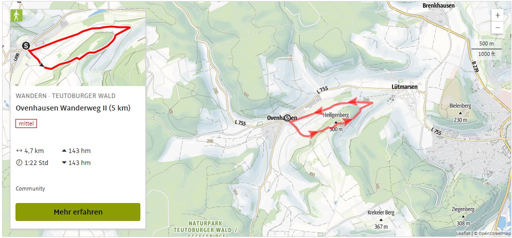 Ovenhausen Wanderweg I