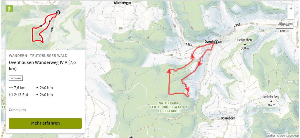 Ovenhausen Wanderweg I