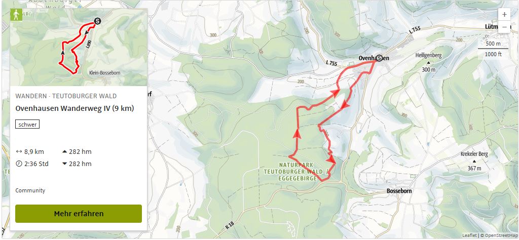 Ovenhausen Wanderweg I