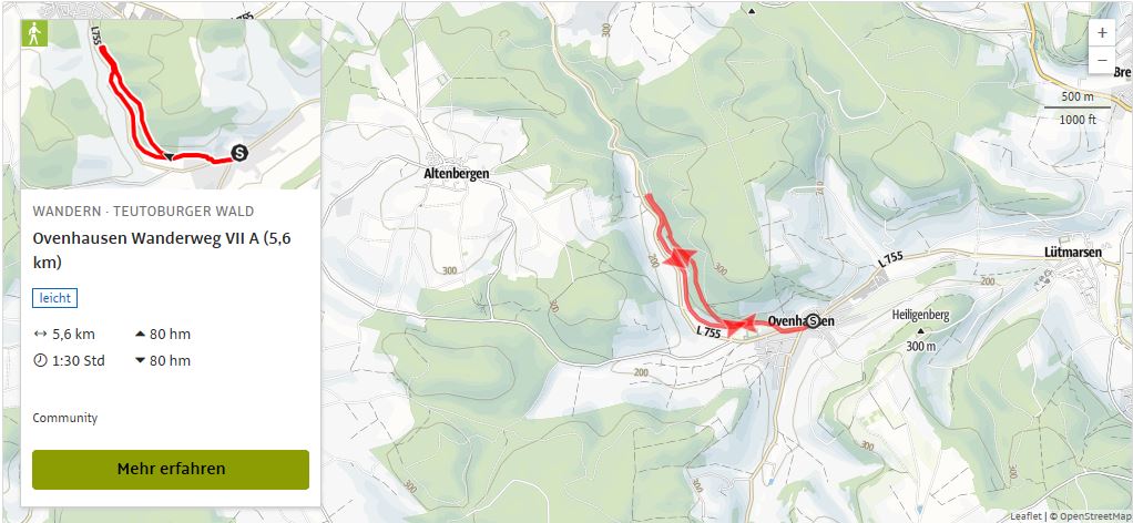 Ovenhausen Wanderweg I