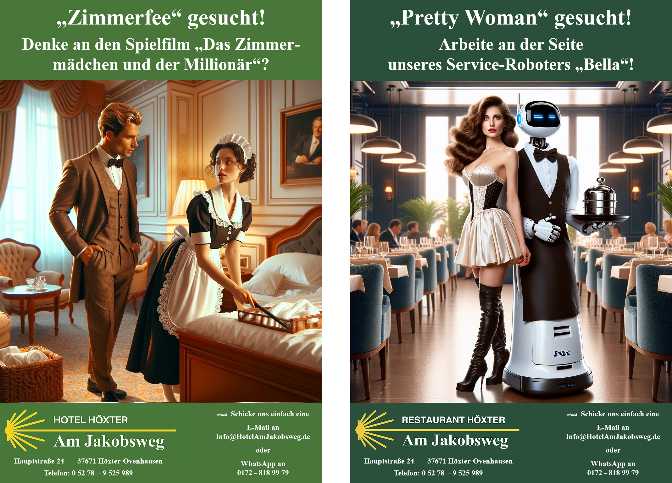 Hotel Hoexter Am Jakobsweg Jobs: Zimmerfee und Service
