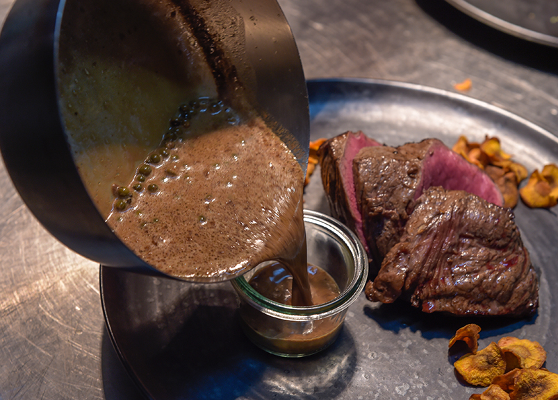 Restaurant Hoexter Am Jakobsweg Pfeffer-Steak
