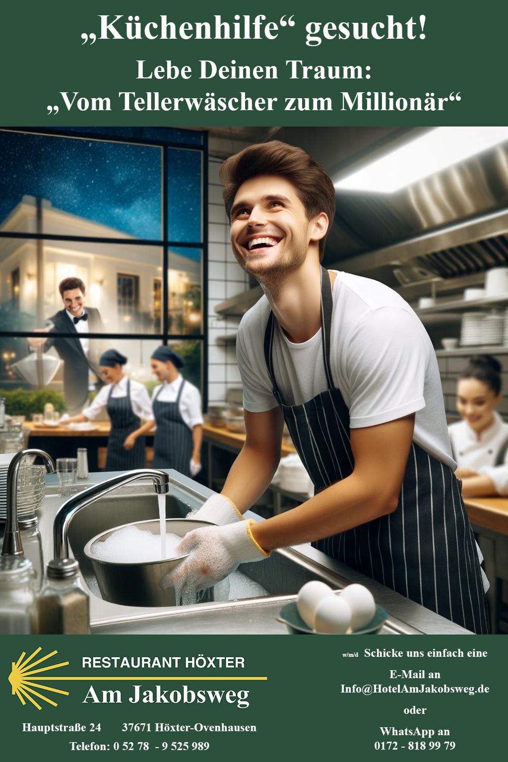 Restaurant Höxter Am Jakobsweg Job Küchenhilfe (klicke für E-Mail) Restaurant Höxter Am Jakobsweg Job Küchenhilfe