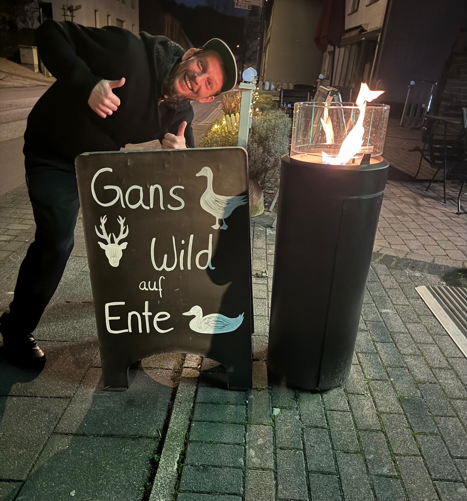 Gans Wild auf Ente